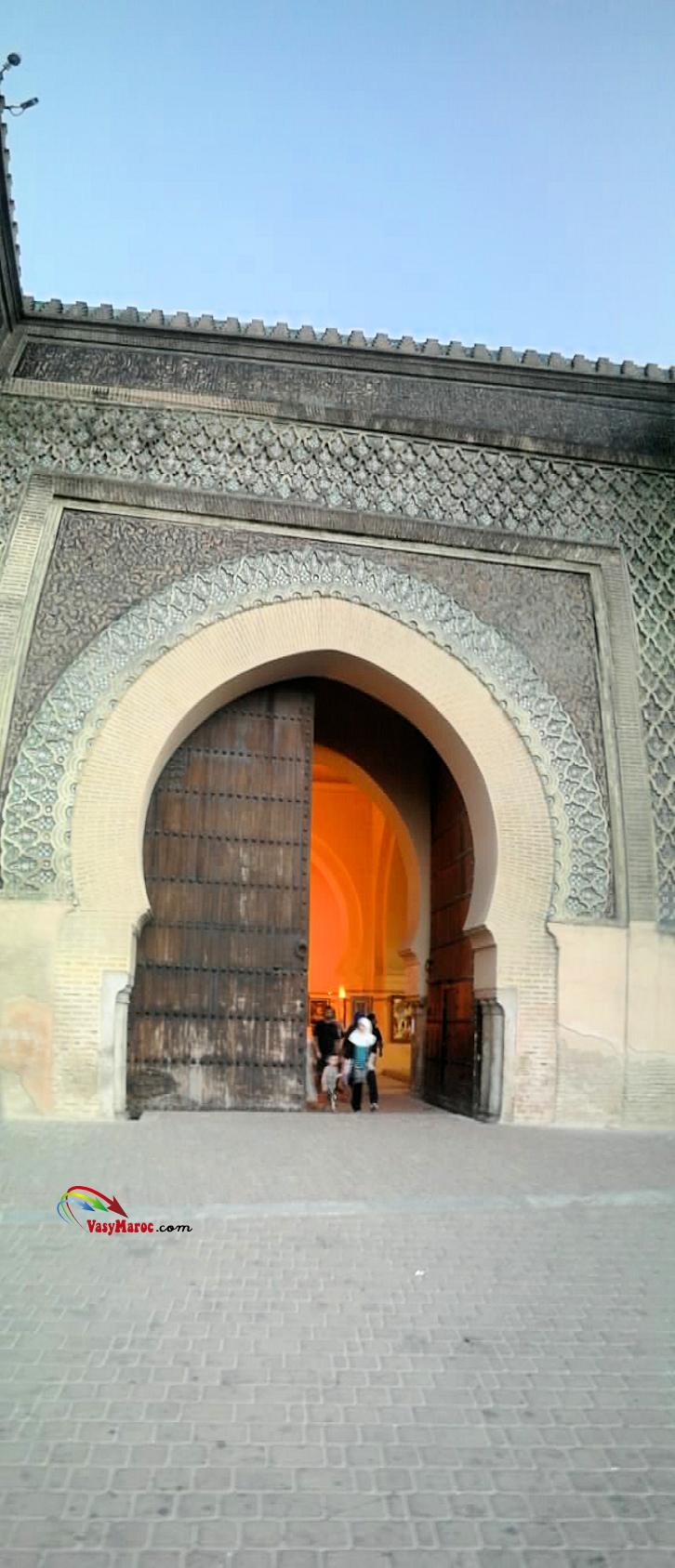 Meknès : la porte Bab Mansour