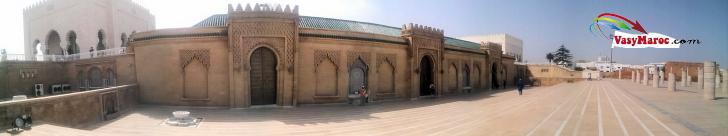 Rabat : mosquée hassan - panorama