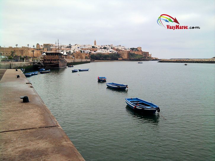 Rabat - la casbah des oudayas et les rives de bouregreg